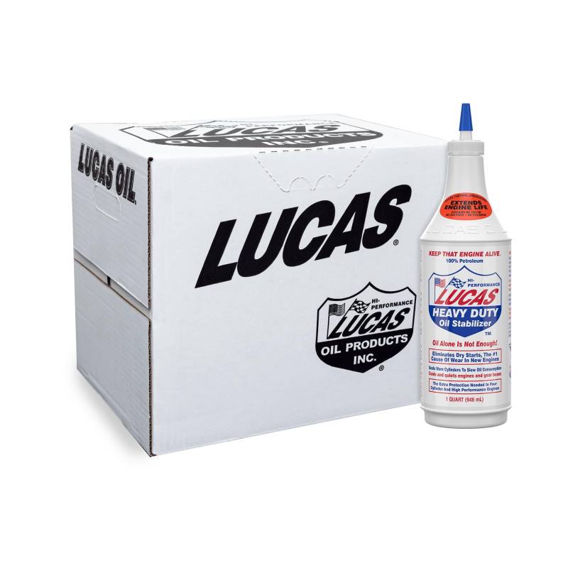 Lucas 10001–12 Stück Heavy Duty Oil Stabilisator – 32 Oz, (12 Stück) von Lucas Oil