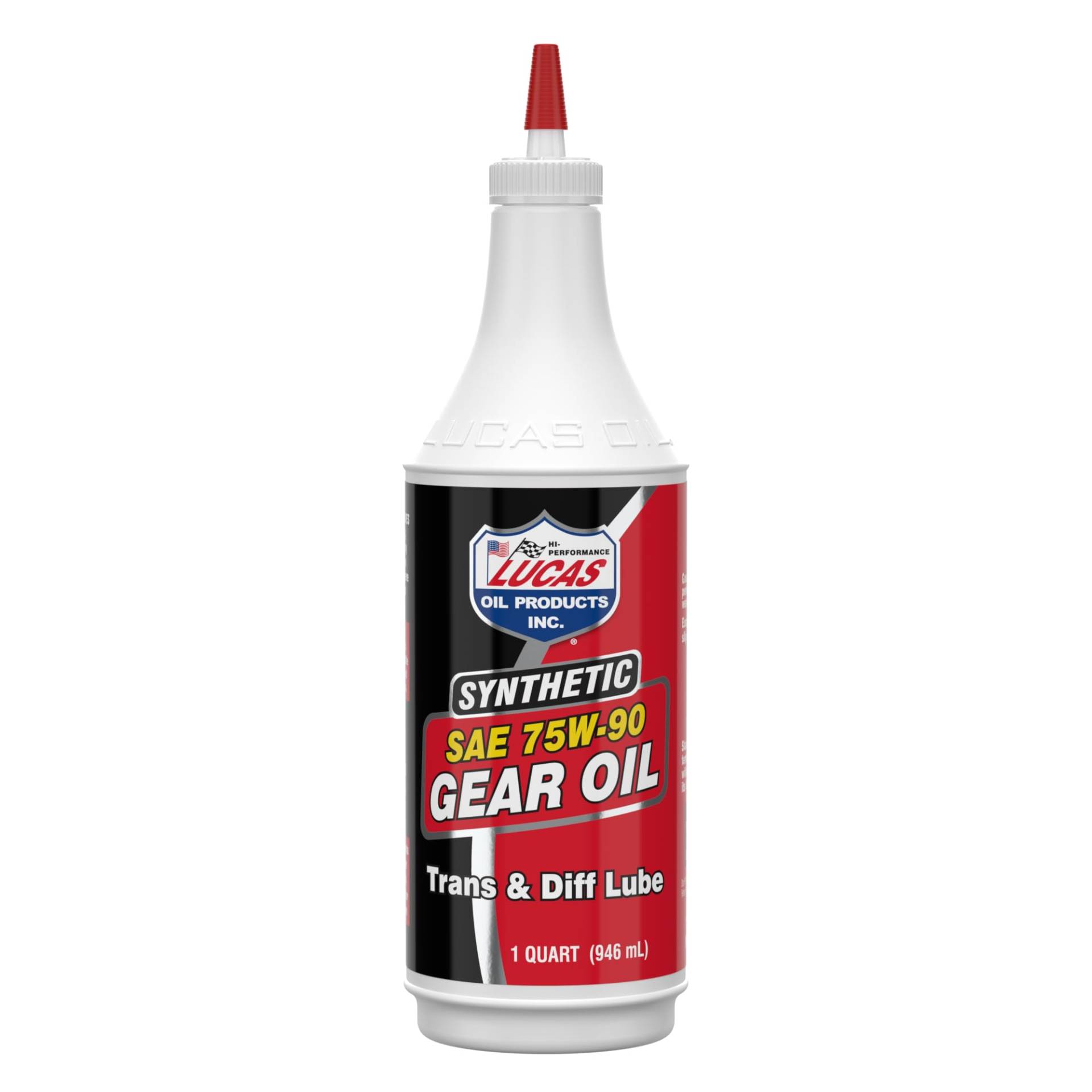 Stens Lucas Oil 10047 SAE 75W-90 Synthetisches Getriebeöl/Getriebe- und Differentialschmiermittel – 1 Quart von Lucas Oil