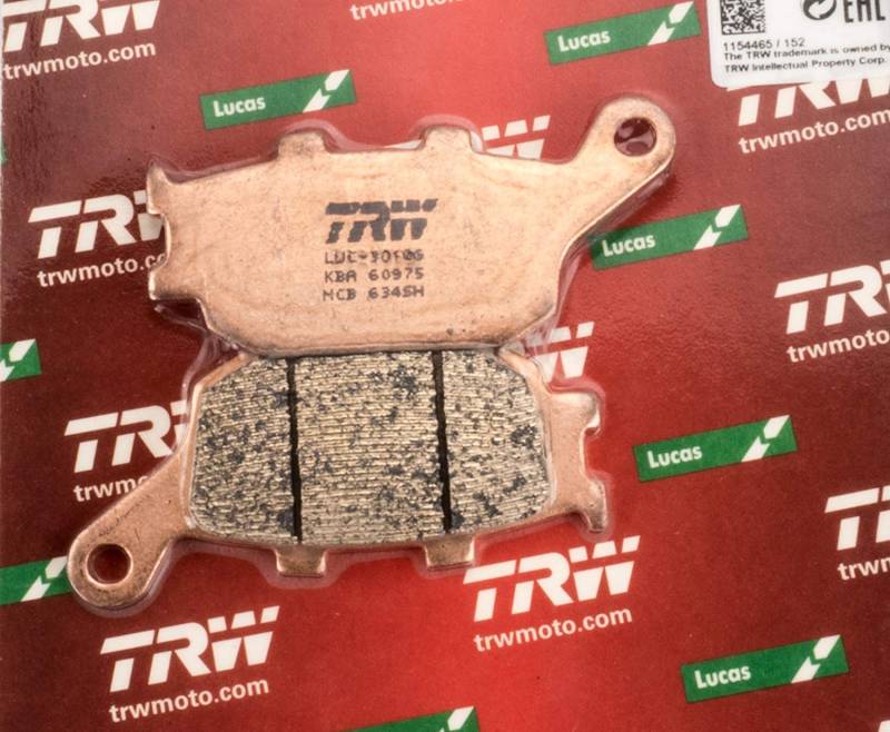 Bremsbeläge hinten passend für Honda CBR900 RR SC33 1998-1999 von Lucas