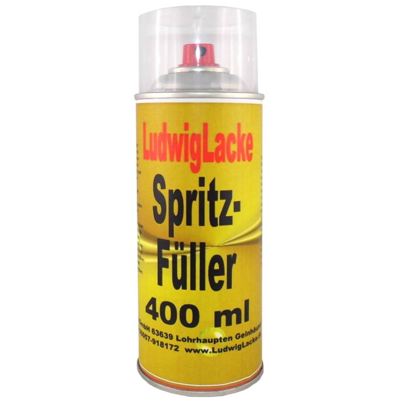1 Spraydose Spritzspachtel Spritzfüller Grundierung grau für Autolack von Ludwiglacke