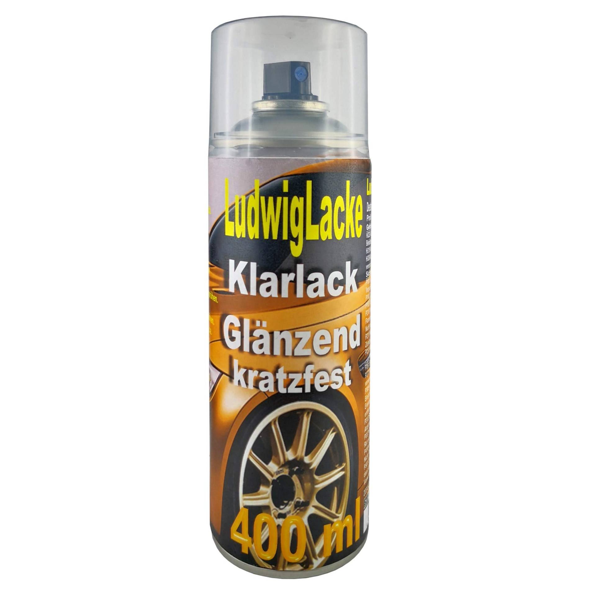 KLARLACK 1 Spraydosen Autolack RAL Lack 400ml glänzend Made in Germany von Ludwiglacke