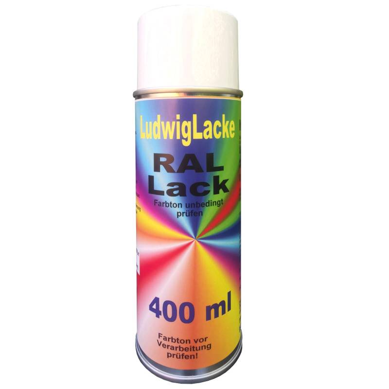 RAL 1003 SIGNALGELB Seidenmatt 400 ml 1K Spray von Ludwiglacke