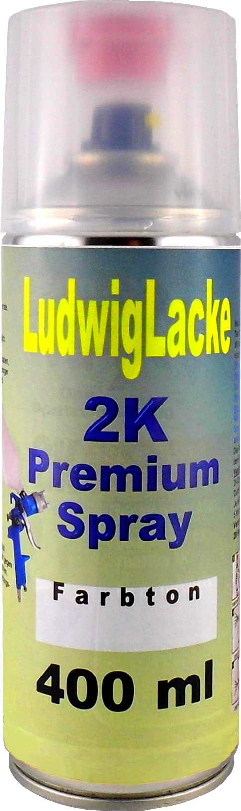 RAL 8019 Graubraun 2K Premium Spray SEIDENMATT 400ml von Ludwiglacke
