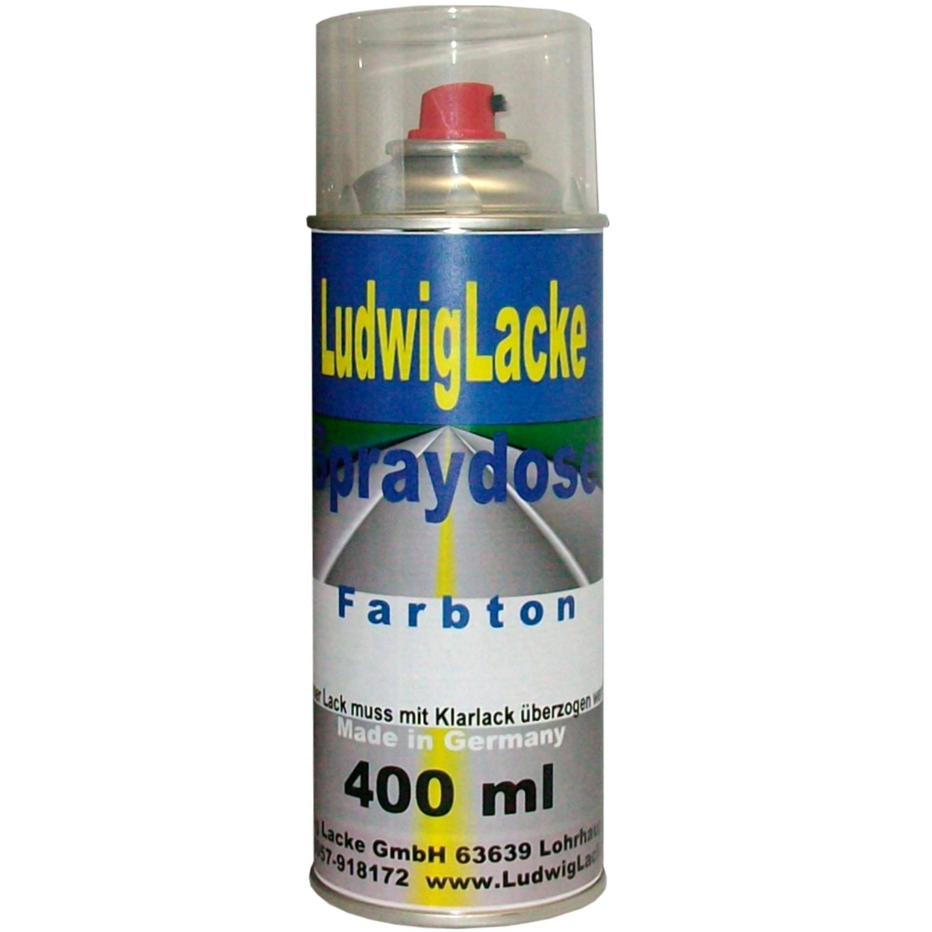 Spraydose für VW Chagallblau Farbcode LD5D oder J2 oder 9524 Baujahr 1994-2000 Unilack * Eine Spraydose Basislack 400 ml 1K Autolack von Ludwiglacke