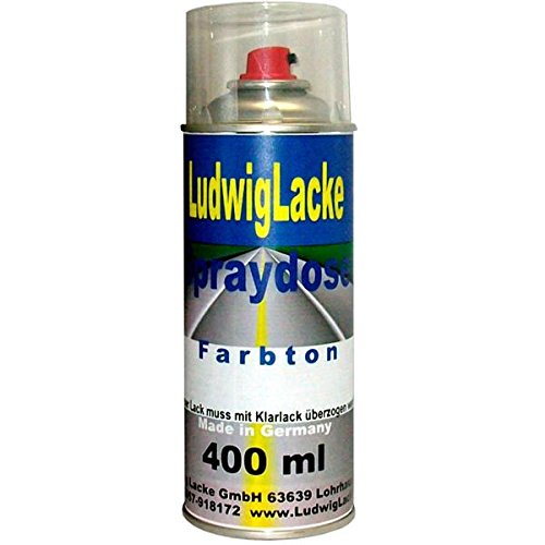 Ludwig Lacke Spraydose Autolack für Citroen 400ml im Farbton Noir EXYB Bj.87-12 von Ludwiglacke