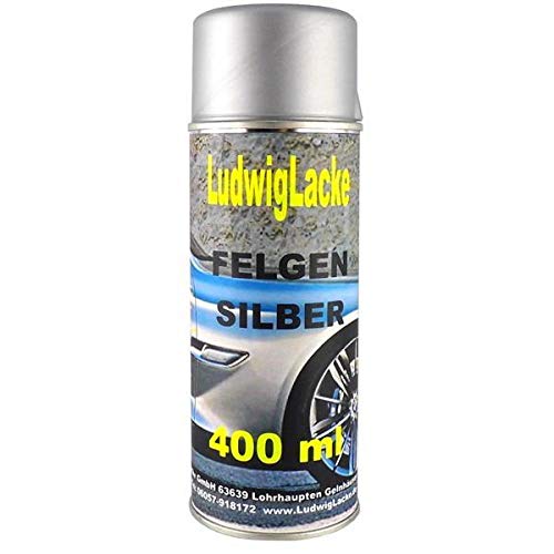 Felgensilber 1 Spraydosen Felgenlack 400ml Autolack Made in Germany von Ludwiglacke