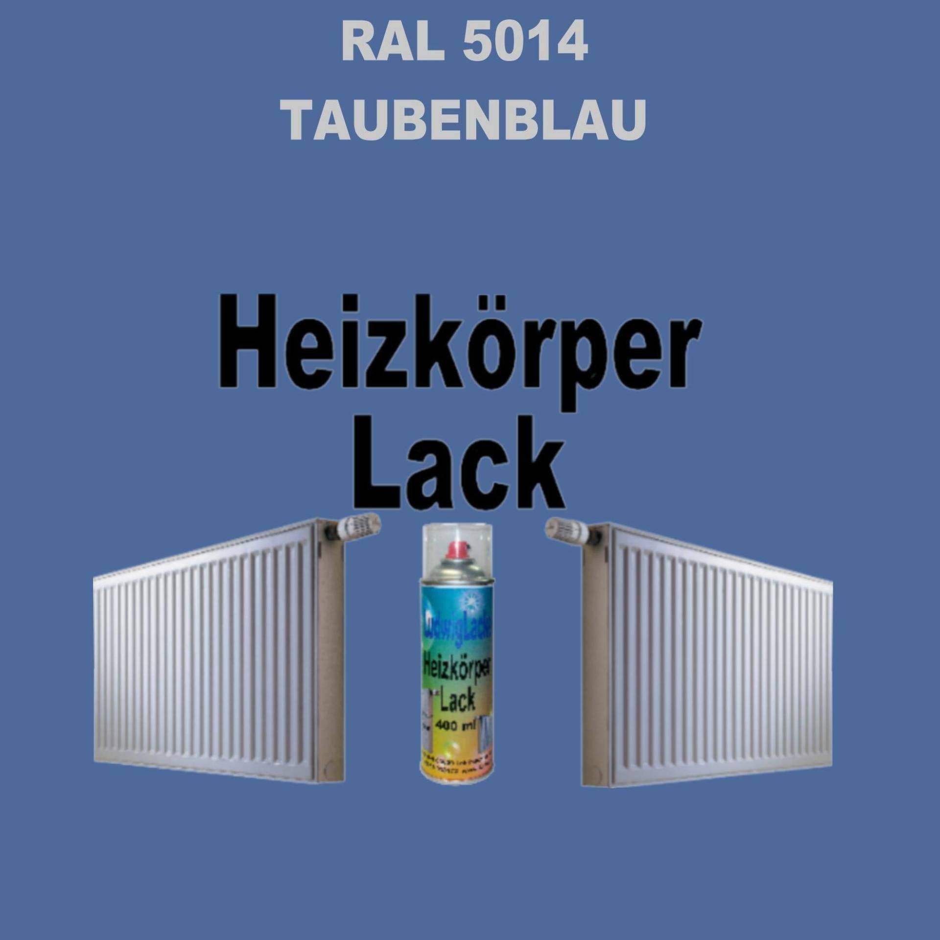 Heizkörperlack Spray RAL 5014 Taubenblau 400 ml von Ludwiglacke