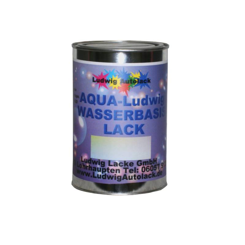 Ludwiglacke 1 Liter Wasserbasislack für VW Reflexsilber Farbcode LA7W Baujahr 2000-2008 Metalliclack von Ludwiglacke