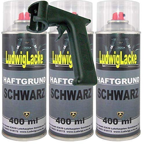Ludwiglacke Haftgrund SCHWARZ 3x400ml Spray Grundierung & Handgriff Made in Germany FreiHaus Ludwiglacke Haftgrund SCHWARZ 3x400ml Spray Grundierung & Handgriff Made in Germany FreiHaus von LudwigLacke