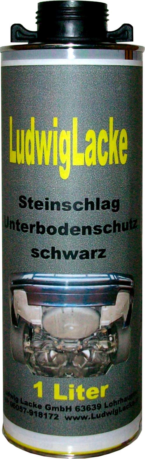 Steinschlagschutz schwarz überlackierbar 1 x 1 kg von Ludwiglacke