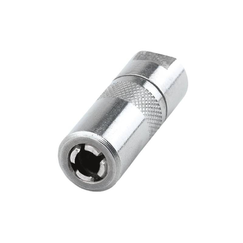 Lumax LX-1400 Silver 1/8 Zoll NPT Standard-Fettkupplung für Fettpistolen. Hat Vier gehärtete Stahlbacken für Langlebigkeit. Verfügt über Vier gehärtete Stahlbacken für Langlebigkeit. von Lumax
