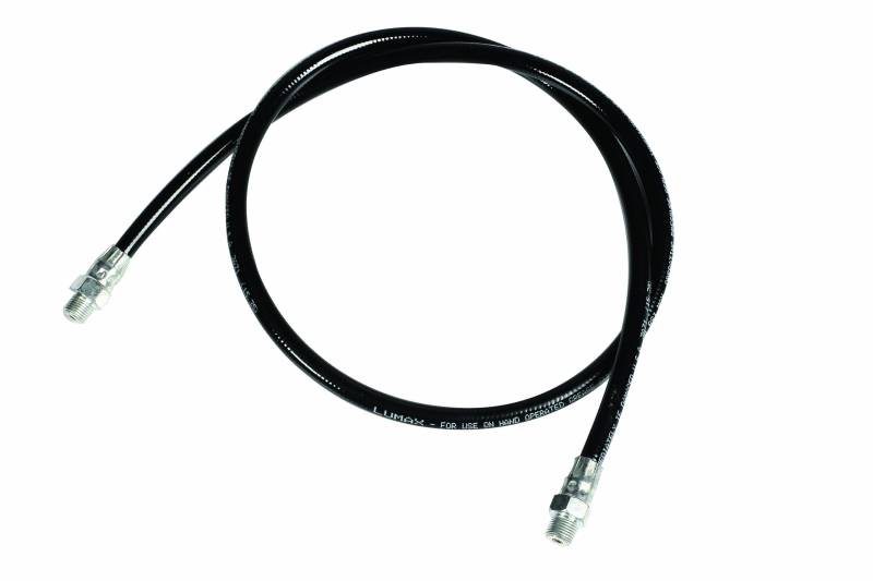 Lumax LX-1208 Thermoplastischer Fettschlauch, 91,4 cm, 4500 PSI (310 Bar), 1/8 Zoll NPT-Gewinde, vollständig verklebte Konstruktion, um Knickfestigkeit zu maximieren und Biegeradius zu minimieren von Lumax