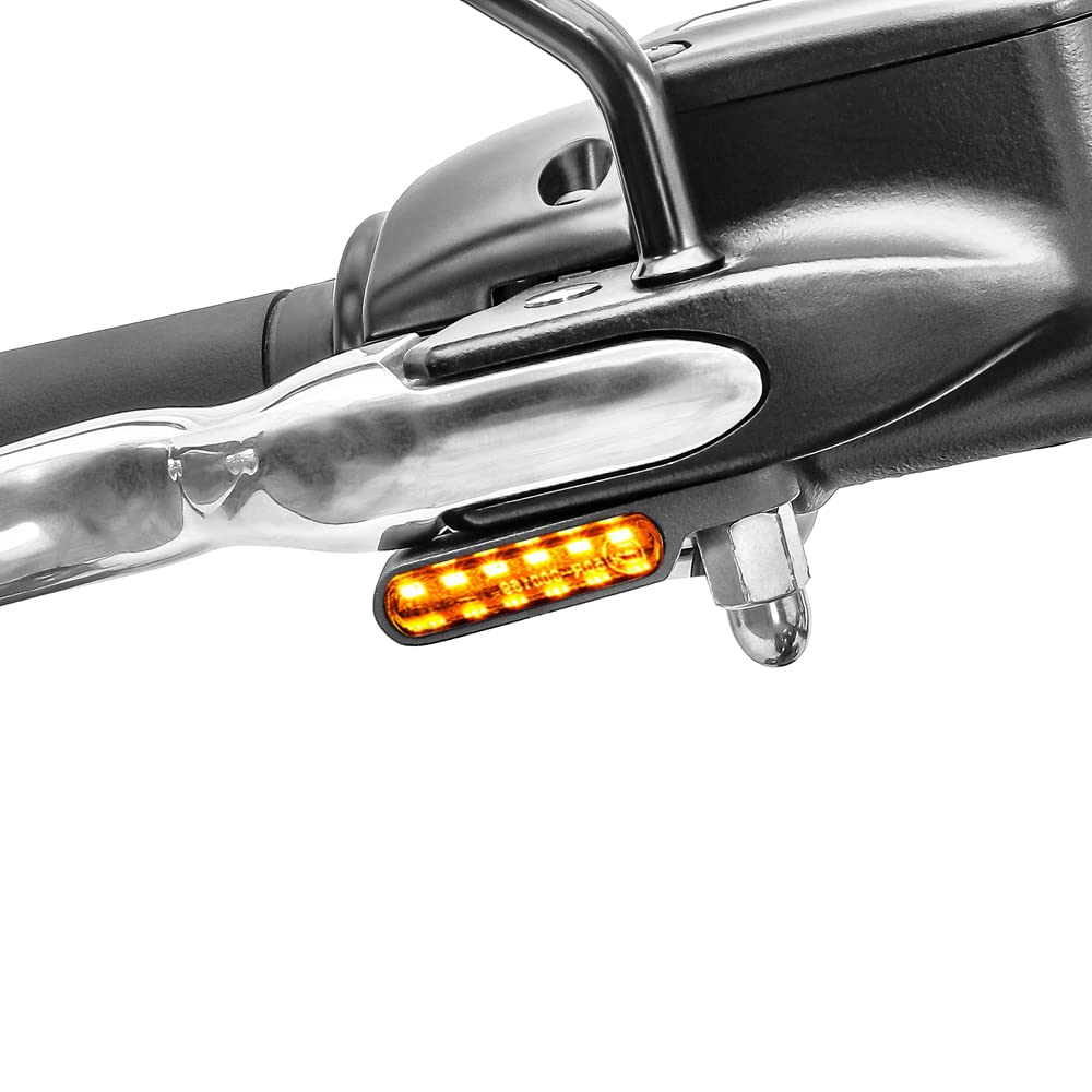 LED Lenker-Blinker für Ducati Hypermotard 950 / SP Blinker M2 getönt von Lumitecs