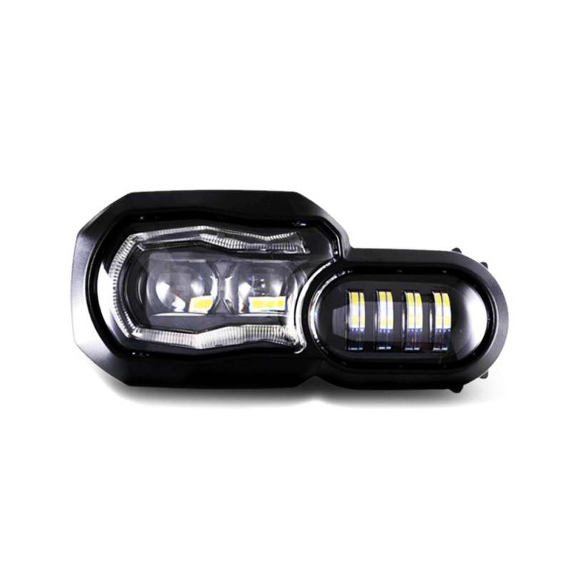 LED Scheinwerfer QL2 für BMW F 800 GS/Adventure 08-18 Hauptscheinwerfer ECE von Lumitecs