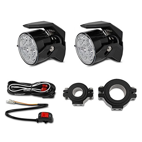 LED Zusatzscheinwerfer S2 Kompatibel für Moto Guzzi Stelvio/Bellagio E4 von Lumitecs