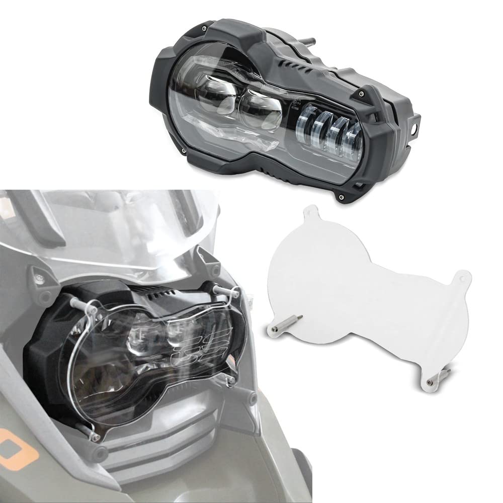 Scheinwerferschutz + LED Scheinwerfer für BMW R 1200 GS/Adventure 04-13 QL2 Scheinwerferschutz + LED Scheinwerfer für BMW R 1200 GS/Adventure 04-13 QL2 von Lumitecs