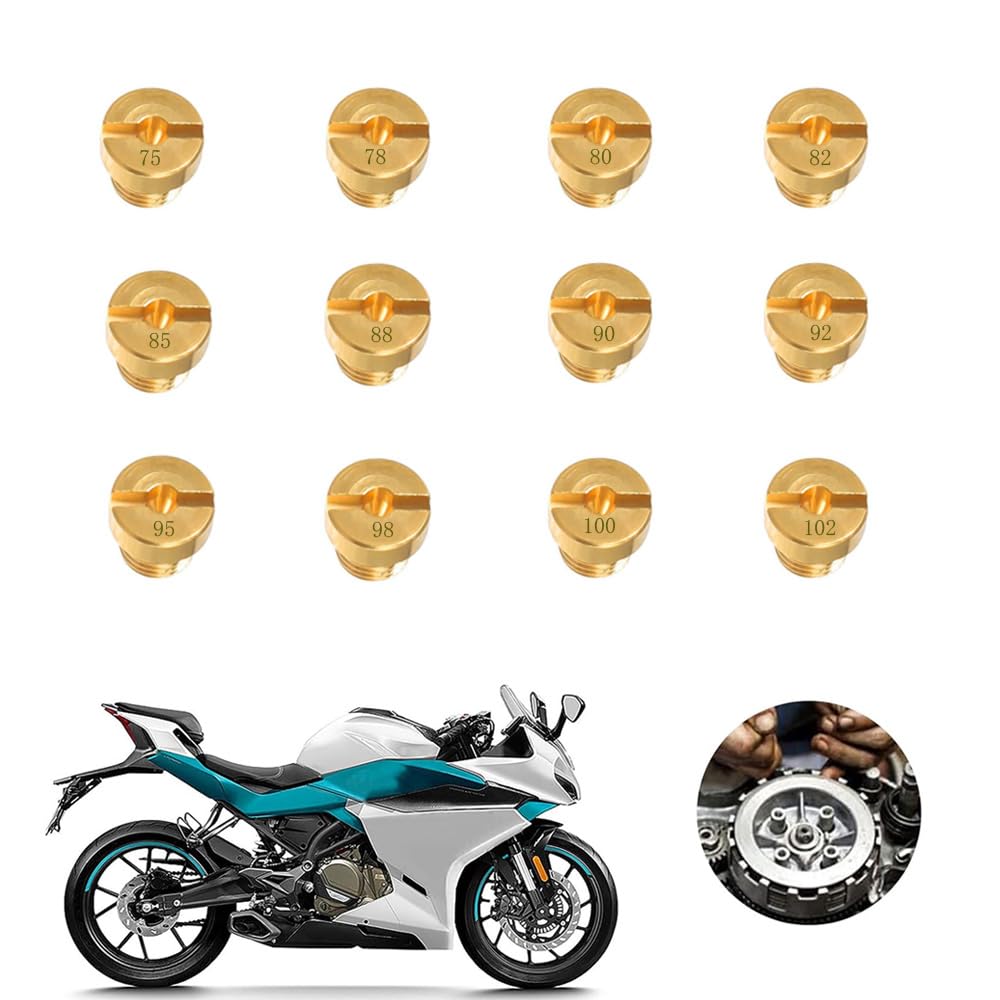 Vergaser DüSe M5, HauptdüSenset M5, VergaserdüSen M5, Vergaser Hauptdüsen Satz Vergaser Düse 75,78,80,82,85,88,90,92,95,98,100,102 für Roller Motorrad Schaltmoped Vergaser DüSe M5, HauptdüSenset M5, VergaserdüSen M5, Vergaser Hauptdüsen Satz Vergaser Düse 75,78,80,82,85,88,90,92,95,98,100,102 für Roller Motorrad Schaltmoped von Lunyloer