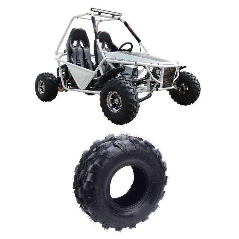 19x7-8 UTV Tire Gummi Anti Slip Enhanced Traction All Terrain Tire für Quad Off Road Go Kart Cart, das für Langlebigkeit Entwickelt Wurde, Fortschrittliches Profilmuster für von Luocute