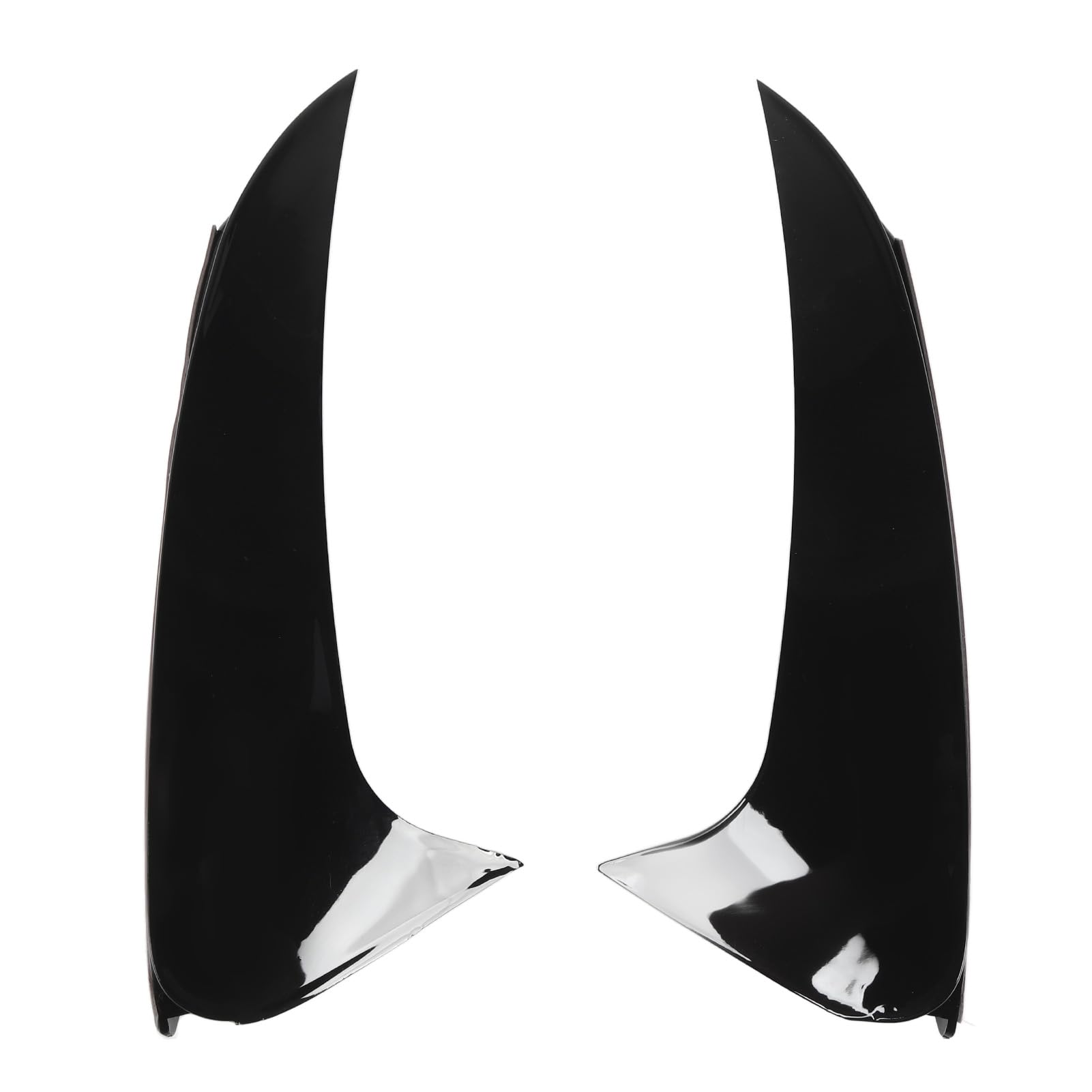 2 PCs Heck -Stoßfänger -Spoiler -Luftentlüftungsabdeckung, Hochleistungs -Ersatz für die Untere Luftentlüftungsabdeckung für CLS -Klasse W218 C218 (Helles Schwarz) von Luocute