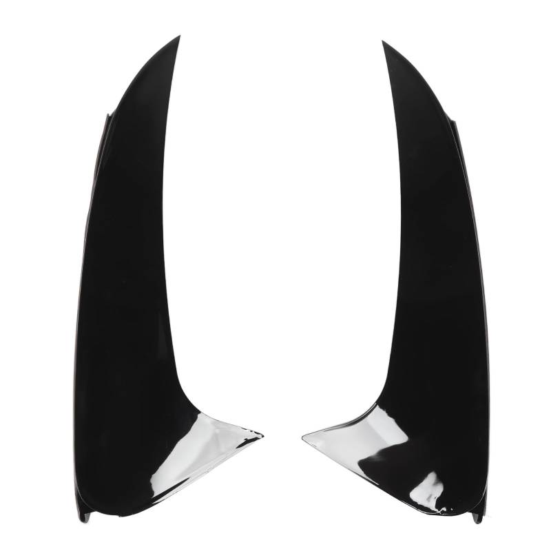 2 PCs Heck -Stoßfänger -Spoiler -Luftentlüftungsabdeckung, Hochleistungs -Ersatz für die Untere Luftentlüftungsabdeckung für CLS -Klasse W218 C218 (Helles Schwarz) von Luocute