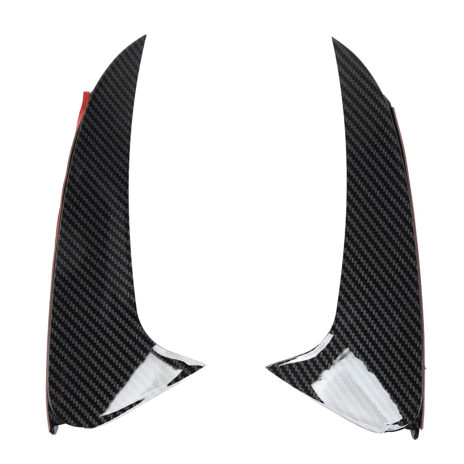 2 PCs Heck -Stoßfänger -Spoiler -Luftentlüftungsabdeckung, Hochleistungs -Ersatz für die Untere Luftentlüftungsabdeckung für CLS -Klasse W218 C218 (Kohlefaser-Stil) von Luocute