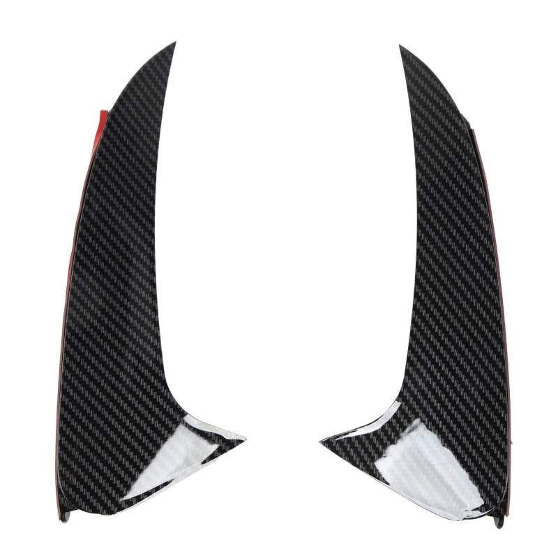 2 PCs Heck -Stoßfänger -Spoiler -Luftentlüftungsabdeckung, Hochleistungs -Ersatz für die Untere Luftentlüftungsabdeckung für CLS -Klasse W218 C218 (Kohlefaser-Stil) von Luocute