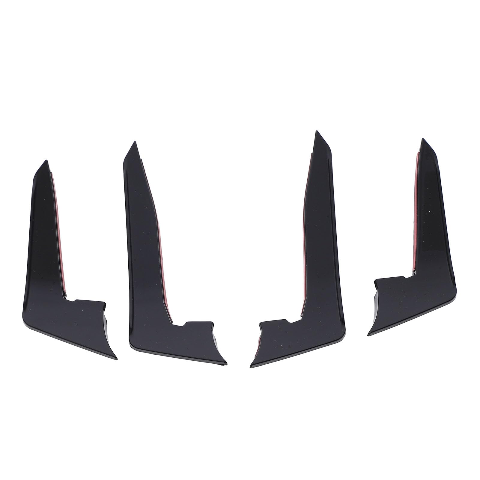 4pcs Set Diffusor Sharks Fin -Kit für Autospoilerflügel, Vordere Stoßfänger Seitenlüftungsverkleidungsabdeckung Einlass Canard Glossy Black Nebel Leichtansaugrahmen Canard für 4pcs Set Diffusor Sharks Fin -Kit für Autospoilerflügel, Vordere Stoßfänger Seitenlüftungsverkleidungsabdeckung Einlass Canard Glossy Black Nebel Leichtansaugrahmen Canard für von Luocute