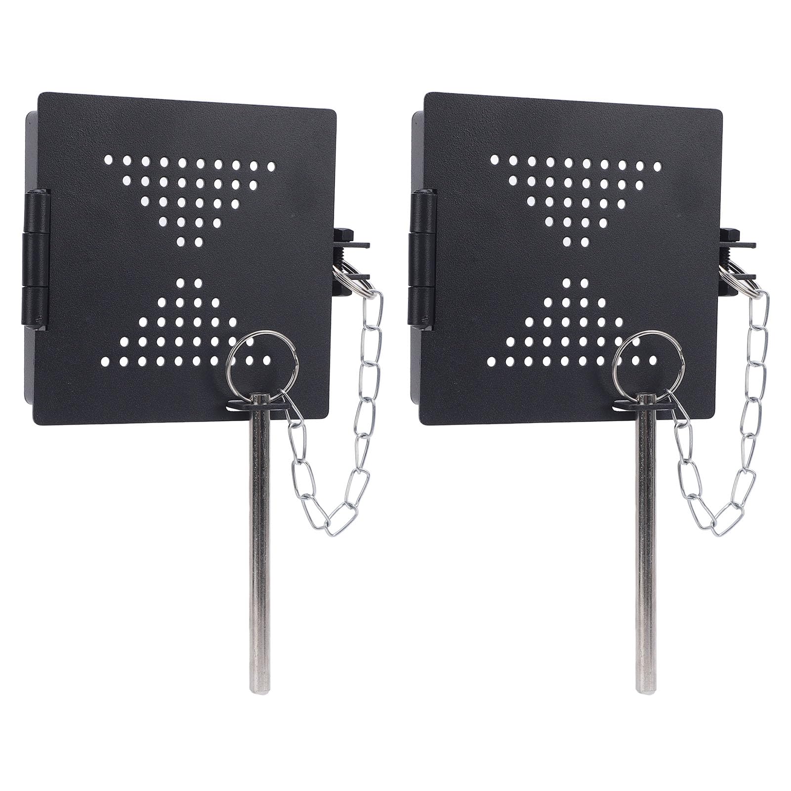 Luocute 2pcs Kohlenstoffstahl -RV -Stoßstangenkappe mit Kleinen Entlüftungslöchern, Sicherer Stift, Quadrat -RV -Stoßstecker -Endkappe, Geeignet für 4 Zoll Quadratungsstoßstange, Luocute 2pcs Kohlenstoffstahl -RV -Stoßstangenkappe mit Kleinen Entlüftungslöchern, Sicherer Stift, Quadrat -RV -Stoßstecker -Endkappe, Geeignet für 4 Zoll Quadratungsstoßstange, von Luocute