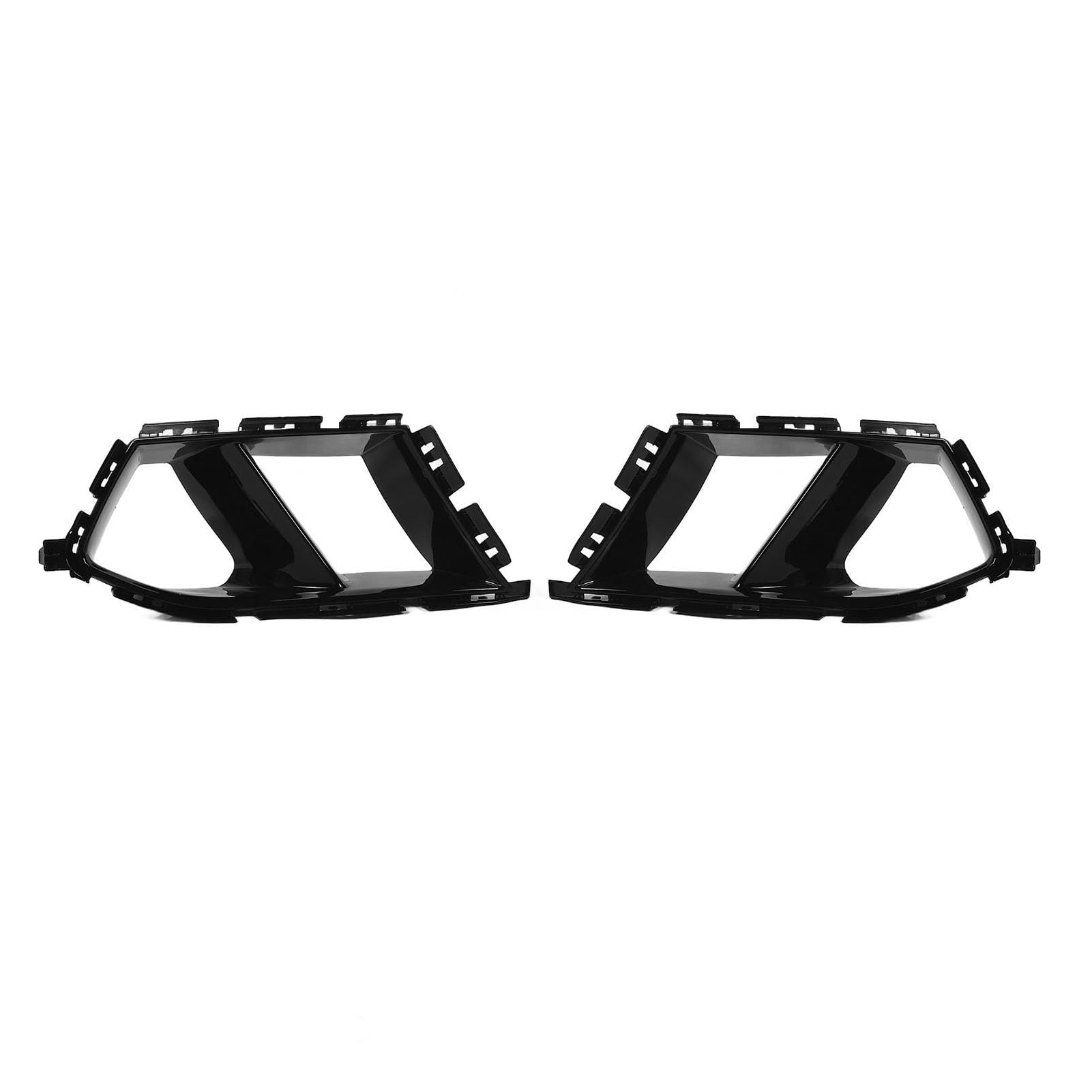 Vordere Stoßfängerluftkanalabdeckung, ABS-MP-Stillufteinlassgrill Ersatz für G80 G82 M3 M4 2021-2025 Verbessert die Luftstromdynamik Impact Proof Sporty Design (glänzend schwarz) von Luocute