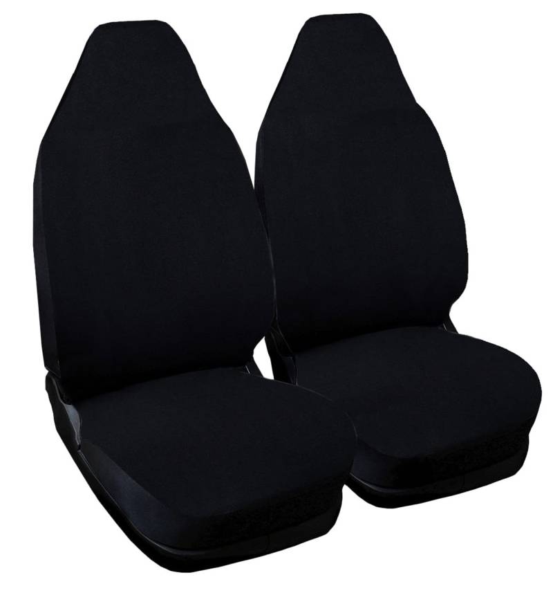 Lupex Shop Autositzbezüge, kompatibel mit Smart 2 Serie Schwarz | W451 | Sitzbezüge Set für Vordersitze | Autozubehör Innenraum von Lupex Shop