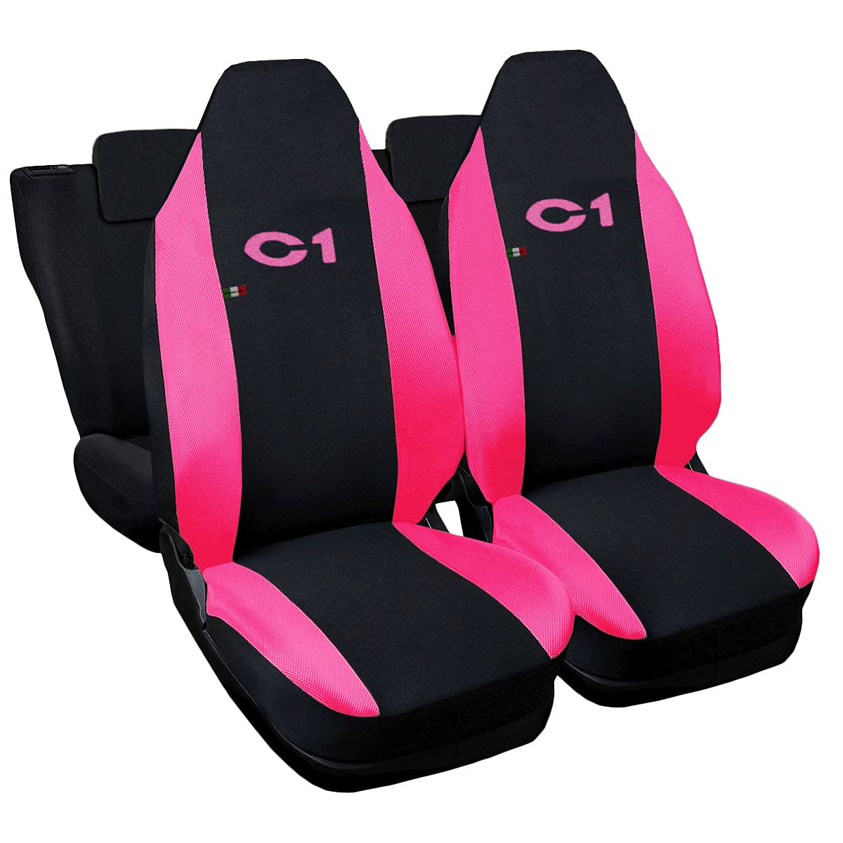 Lupex Shop Citroen C1 zweifarbige Sitzüberzüge - Frau Zusammenstellung von Lupex Shop