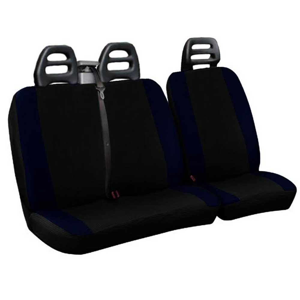 Lupex Shop Transporter C.A N. Bs Sitzbezüge für Transporter 3 Sitzer, Baumwolle, zweifarbig schwarz/dunkelblau, Gürtel Hohe Lupex Shop Transporter C.A N. Bs Sitzbezüge für Transporter 3 Sitzer, Baumwolle, zweifarbig schwarz/dunkelblau, Gürtel Hohe von Lupex Shop