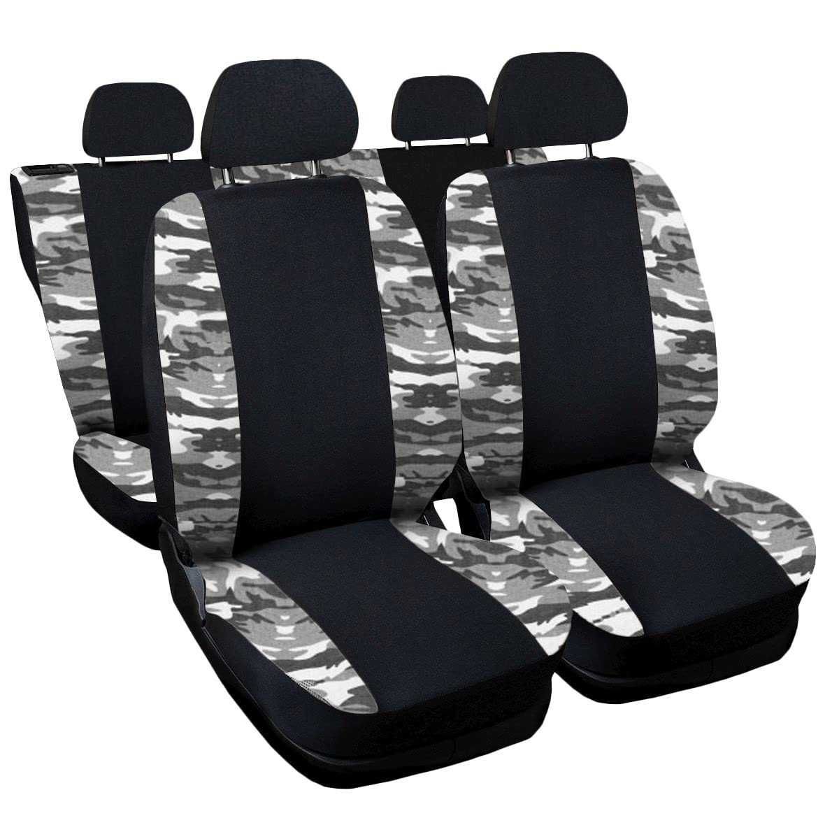 Lupex Shop Zip_N.Mch Universal-Sitzbezüge, hergestellt in Italien, zweifarbig, Schwarz/Hell Camouflage Lupex Shop Zip_N.Mch Universal-Sitzbezüge, hergestellt in Italien, zweifarbig, Schwarz/Hell Camouflage von Lupex Shop