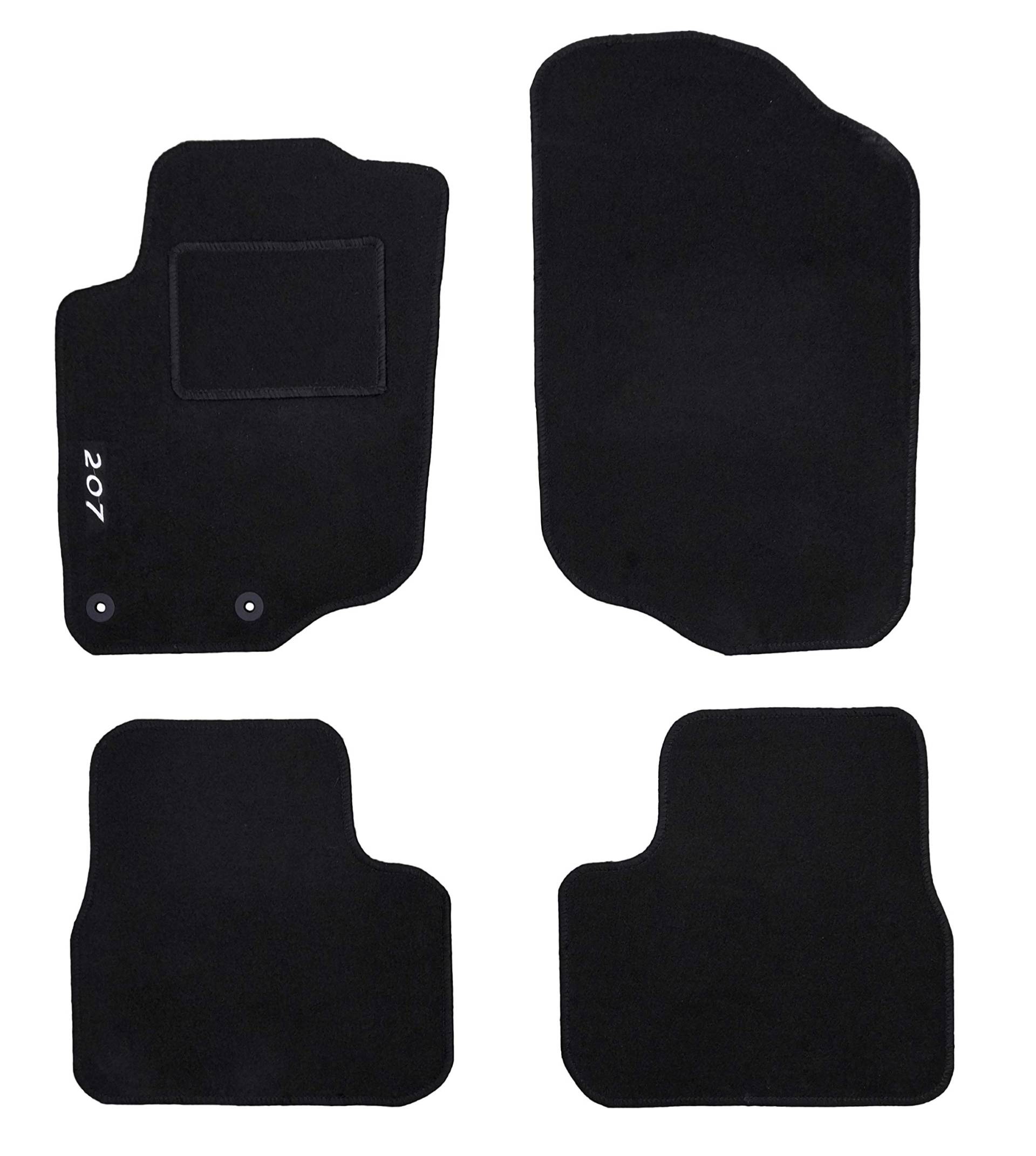 Lupex Shop tpmis2fix 207 Fußmatten Auto aus Teppich mit 2 Clip-Kit Lupex Shop tpmis2fix 207 Fußmatten Auto aus Teppich mit 2 Clip-Kit von Lupex Shop
