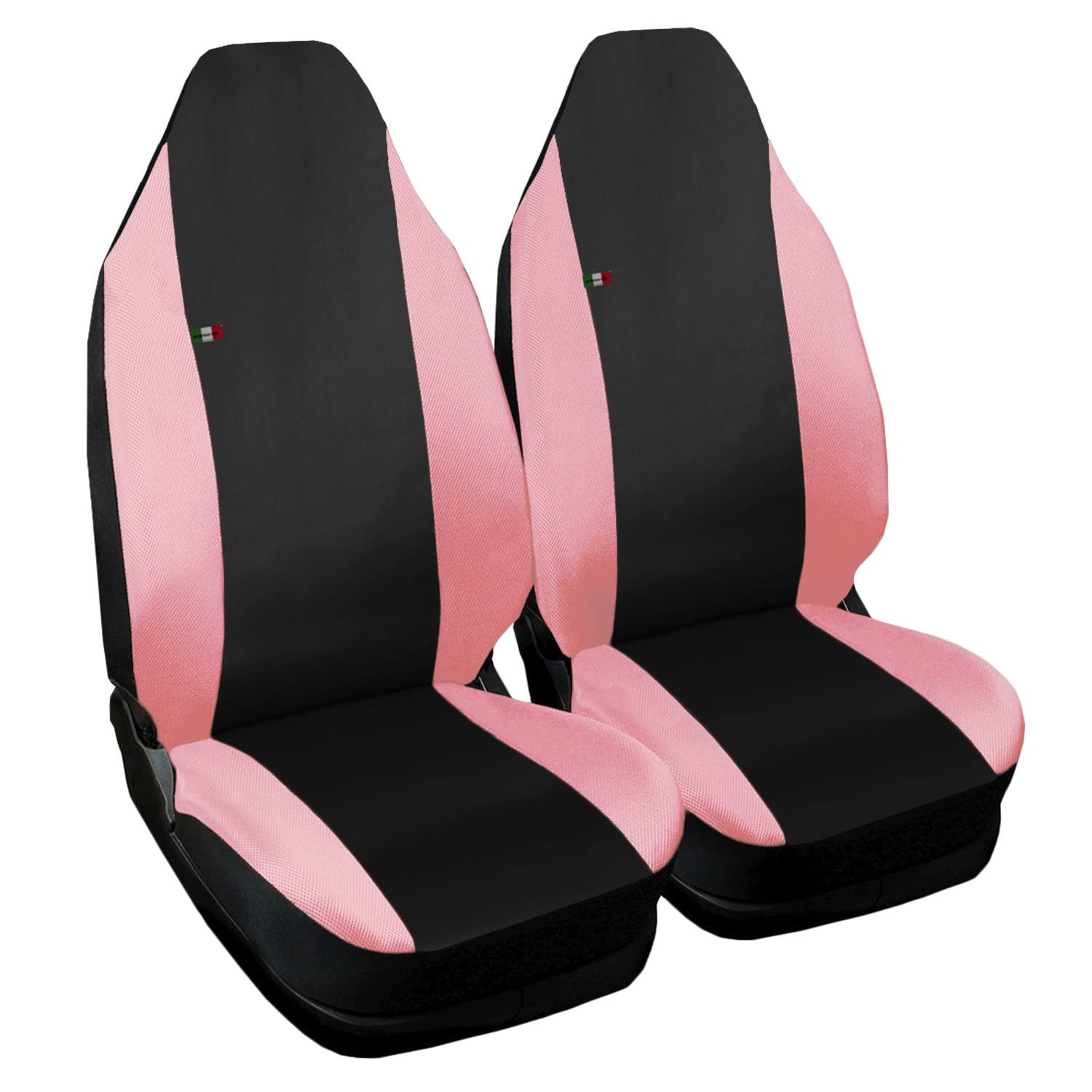 Smart zweifarbige Sitzbezüge - Weibliche Linie - schwarz rosa von Lupex Shop