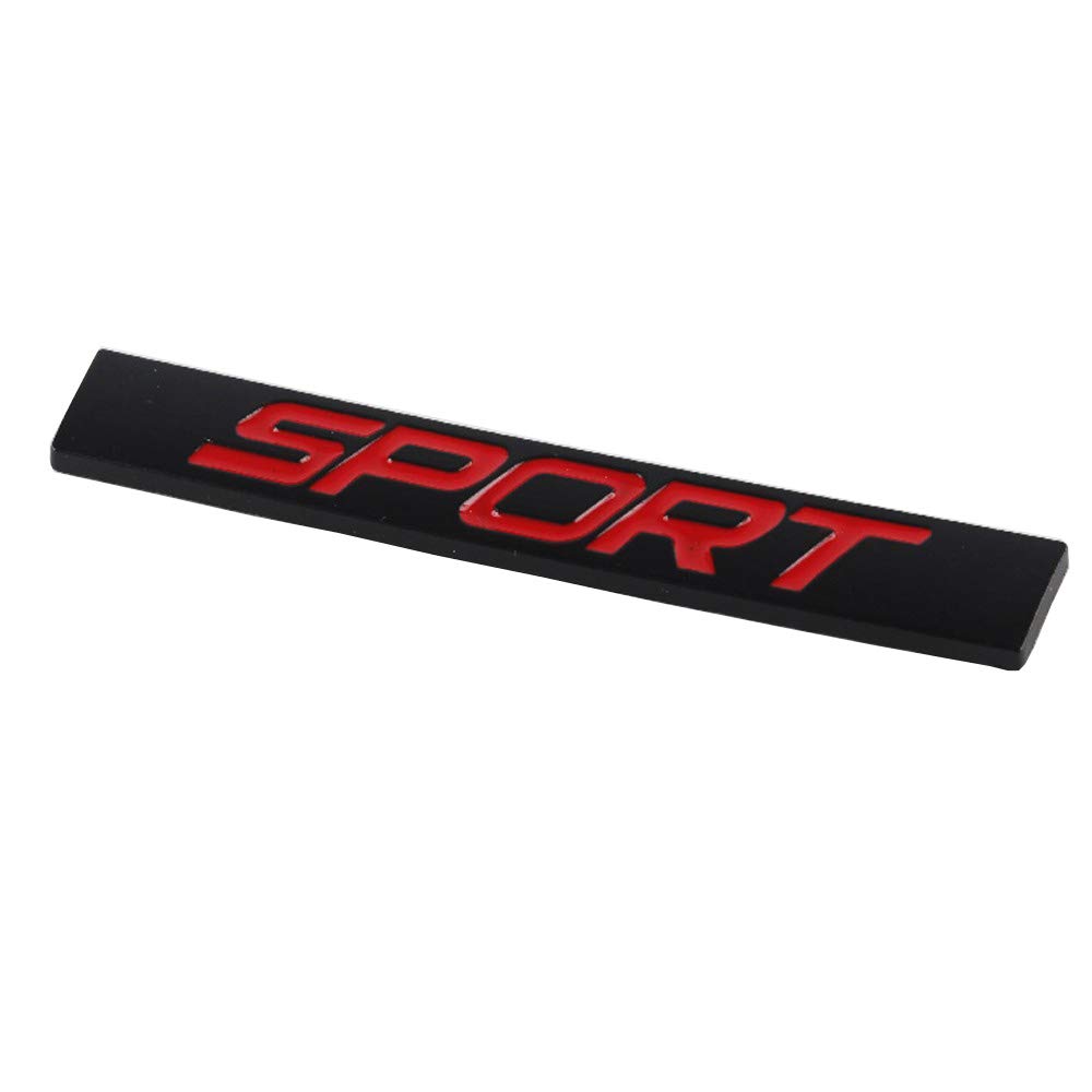 1 Stücke 3D Metall Auto Dekoration Metall Adhesive Brief Sport Lkw Auto Abzeichen Emblem Aufkleber von Lupsty