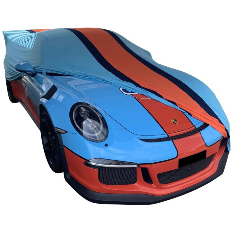 Star Cover Indoor Autoabdeckung kompatibel mit Porsche 911 (991) GT3 RS SUPER Soft Stretch von Lupsty