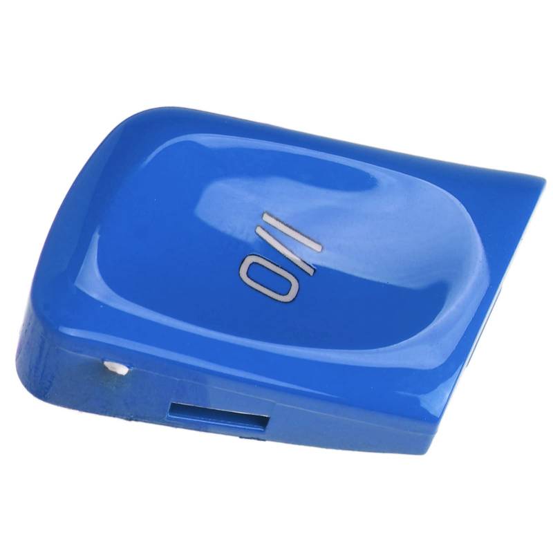 Lenkradsteuerung Schalter Taste, I O Control Auto Lenkrad Abdeckung passend für M3 E46 1998 bis 2004 Schwarz Rot Blau (Blau) von Luqeeg