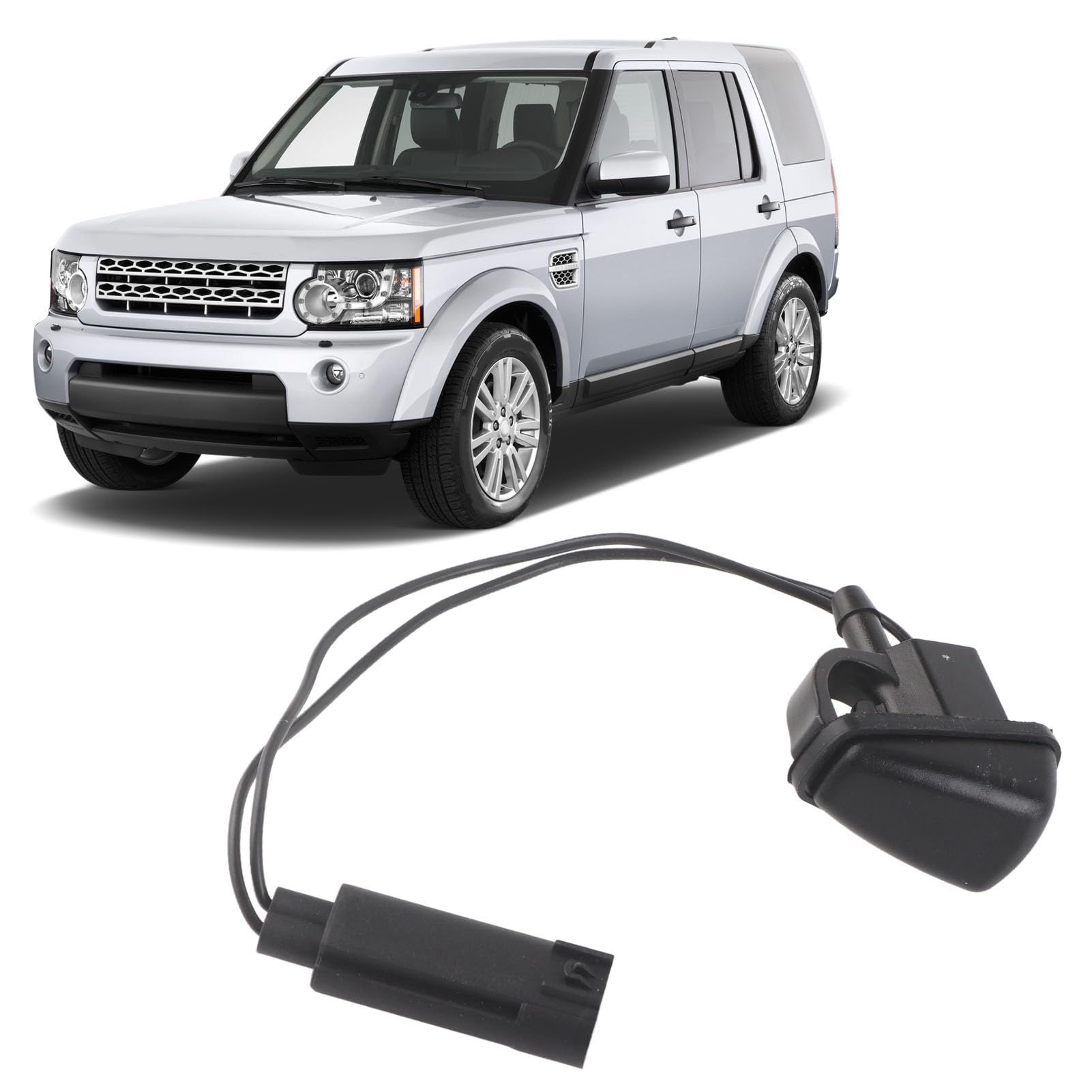 Scheibenwaschdüsen Kit, LR048615 Wischersprühdüse Frontscheibenwascher Schlauchdüse Scheibenwaschdüsen Ersatz für Land Rover Discovery 3 4 Range Rover Sport von Luqeeg