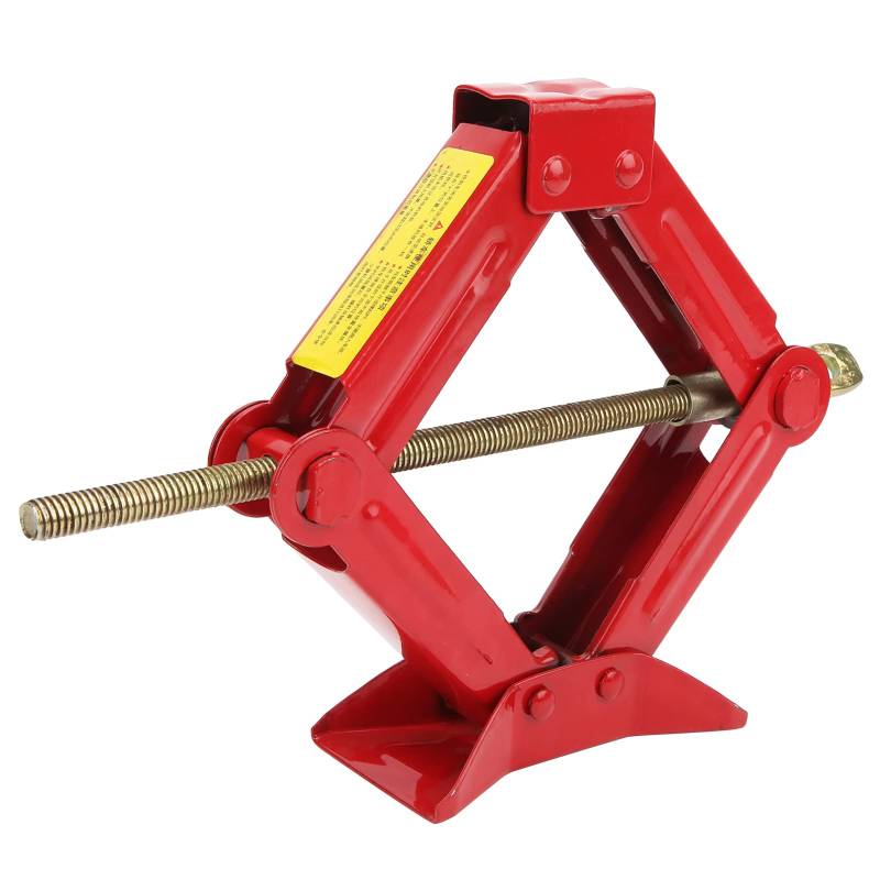 Luqeeg Scherenwagenheber für Auto/SUV/MPV, Profi Reifenheber RV Anhänger Stabilisator Nivellierung Schere Jacks mit Handgriff Auto Kofferraum Reifenhebewerkzeug für Draußen Autoreifen Ersatz(2T) von Luqeeg