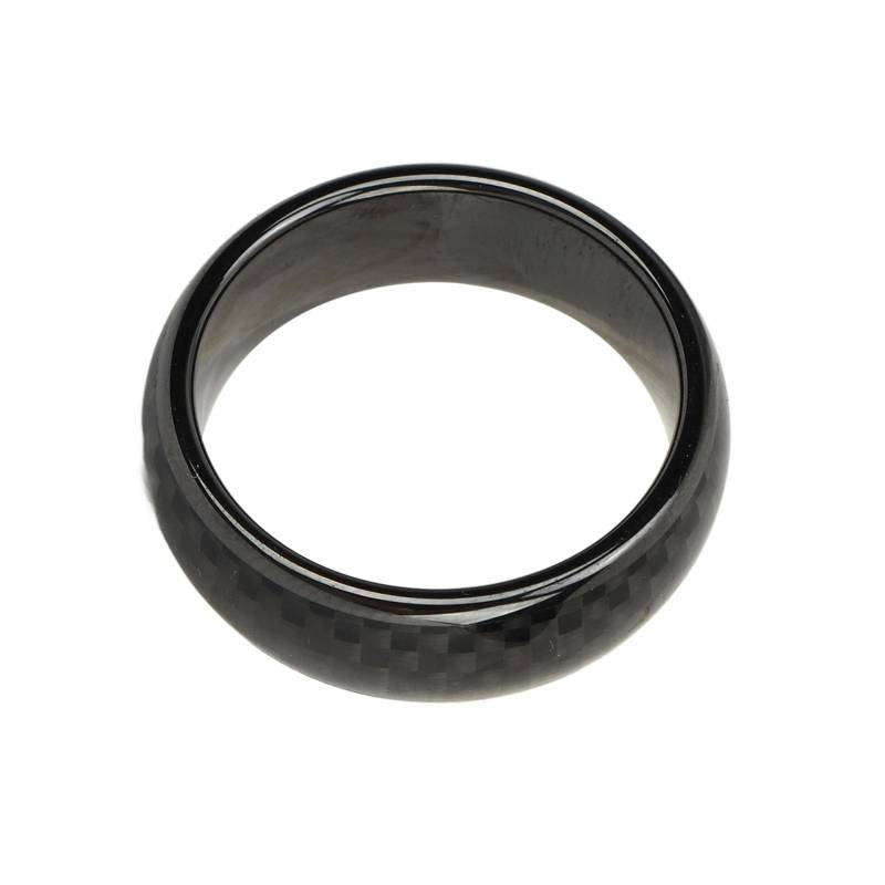Smart Ring Key Keramik-Kohlefaser-Auto-Smart-Finger-Schlüsselanhänger für Model 3/Y/S/X Ganzjährig -Schlüsselanhänger-Zubehör Schlüsselkarten-Ersatz (20,6 mm) von Luqeeg