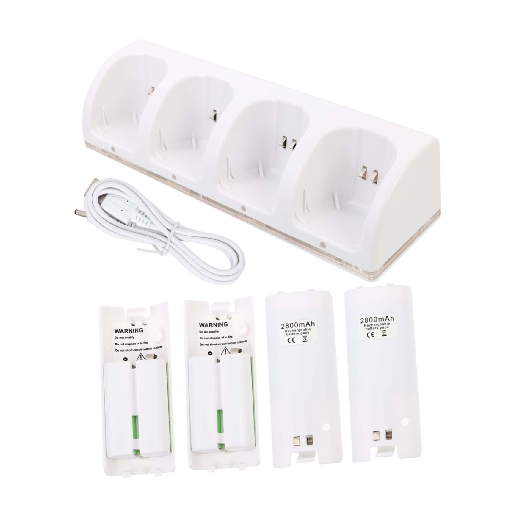 Lurrose 1Satz Smart Battery Ladegerät mit Slots Praktische Ladestation für Wiederaufladbare Batterien Kompatibel mit Fernbedienungen Einfache Handhabung Langlebiges Lurrose 1Satz Smart Battery Ladegerät mit Slots Praktische Ladestation für Wiederaufladbare Batterien Kompatibel mit Fernbedienungen Einfache Handhabung Langlebiges von Lurrose