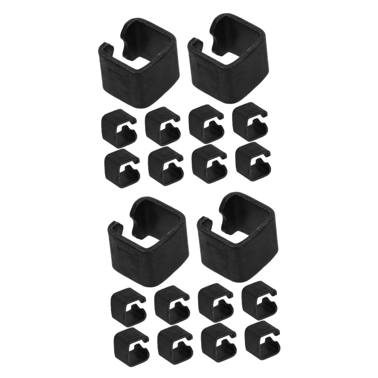 Lurrose 2 Sätze Pumpclips Jack-Clips Teile Ölpumpen-Clips, Wagenheber-Reparatur Sprengring Stahlhorizontaler Clip Austausch Der Wagenheber-reparaturwerkzeuge Ölclip Schwarz 10 Stück * 2 von Lurrose