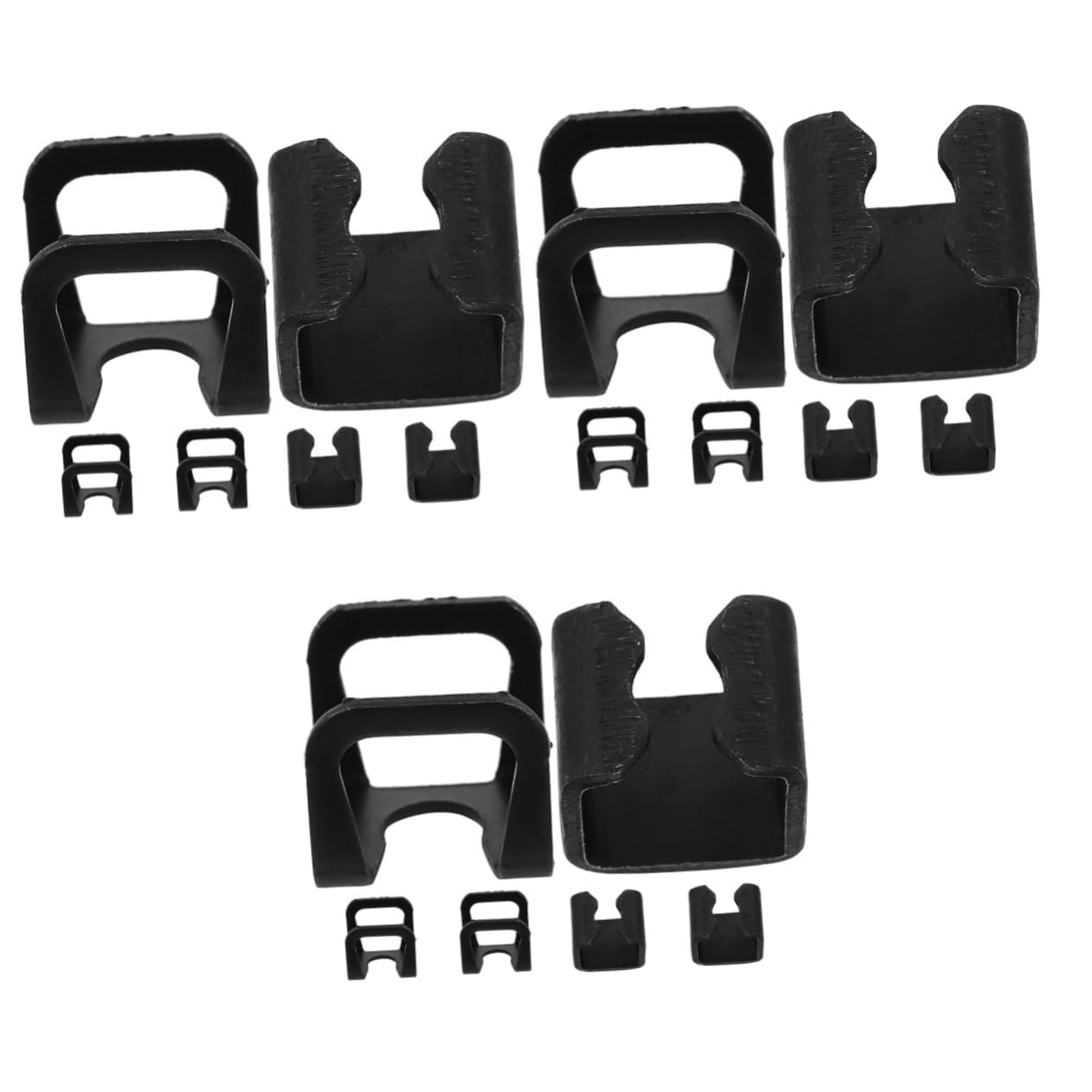 Lurrose 3 Sätze Ersatz-ölpumpen-Clips Für Wagenheber Automobil Jack Ölpumpenclips Für Wagenheber Stand Reparaturwerkzeuge Hydraulik-wagenheber-ölpumpen-Clips Stahl Schwarz 6 Stücke * 3 von Lurrose