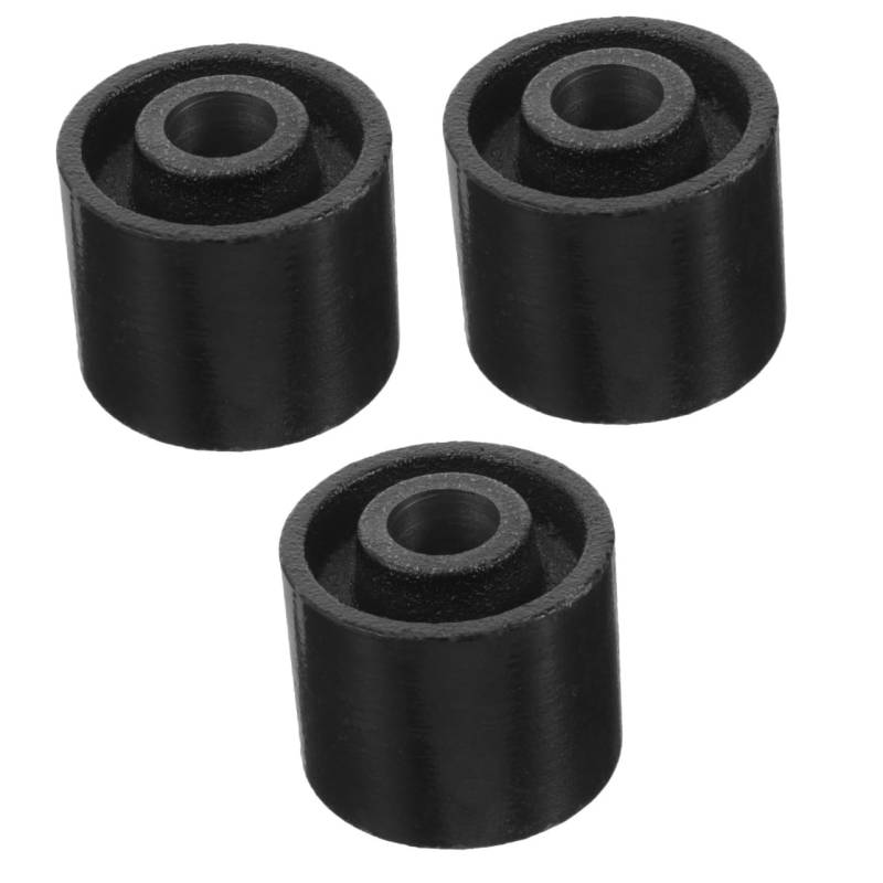 Lurrose 3 Stück Doppelpumpe Niedrige Vorderrad Aluminium Schwenken Reparatur Für Lager Schwer Universal-wagenheber Wagenheberwalze Professionelles Wagenheberrad Jack-zubehör Schwarz Stahl von Lurrose