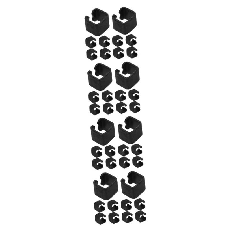Lurrose 4 Sätze Jack-Clips Jack-zubehör Wagenheber Für Auto Wagenheberklemme Sprengring Hydraulik-wagenheber-ölpumpen-Clips Zubehör Für Horizontale Wagenheber Stahl Schwarz 10 Stück * 4 von Lurrose