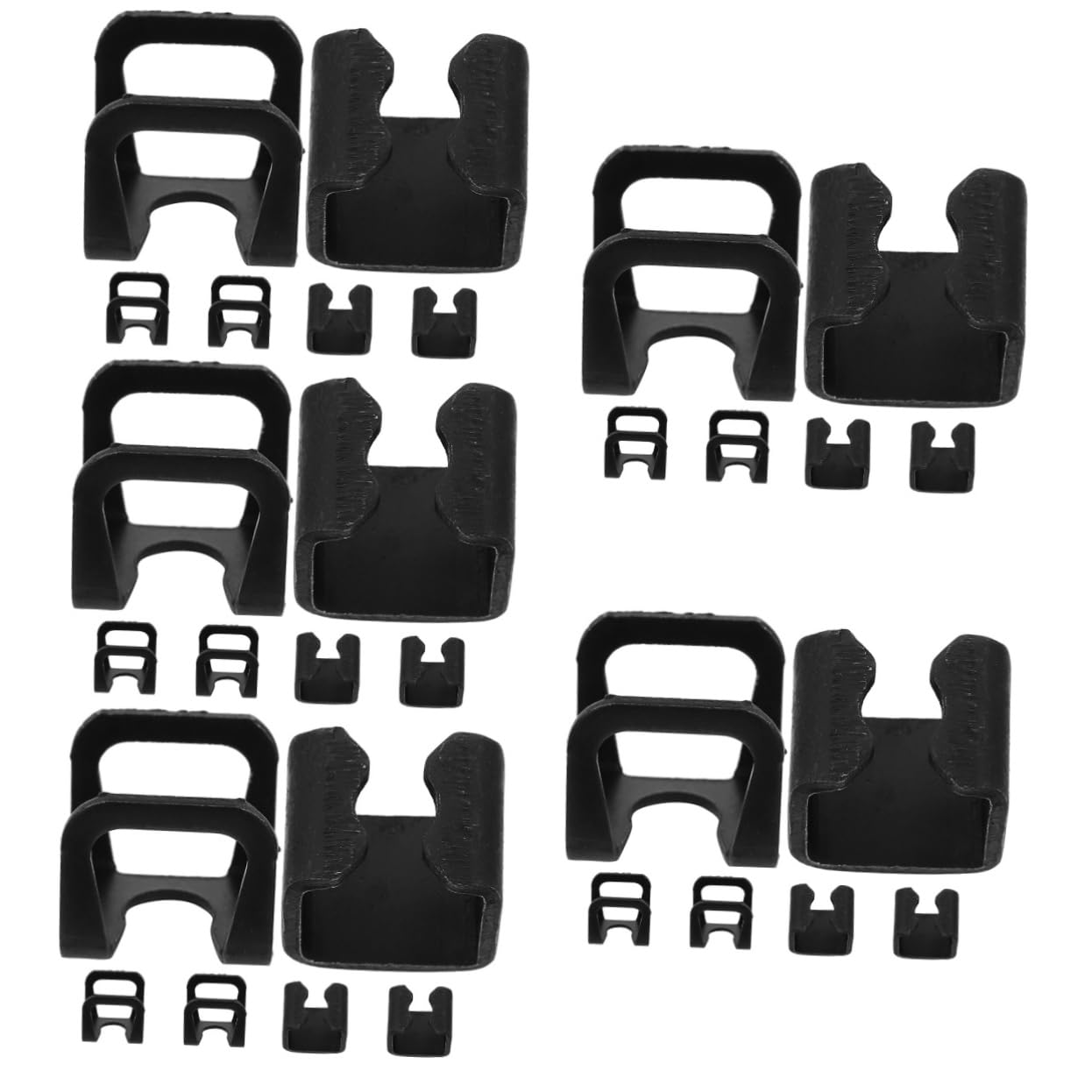 Lurrose 5 Sätze Reparatursatz Für Hydraulische Wagenheber Pumpe Ersatz Automobil Aluminium Teile Jack Horizontal Reparaturwerkzeuge Für Wagenheber Stand Schwarz Stahl 6 Stücke * 5 von Lurrose