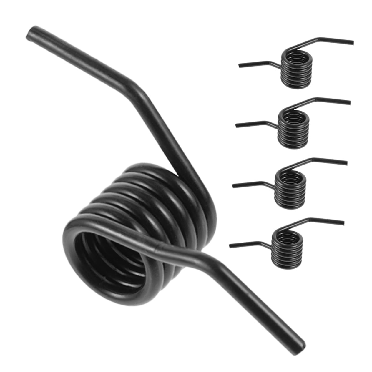 Lurrose 5 Stück Wagenheber Federn Pflicht Horizontaler Jack Spring schwer hydraulische Wagenheberfeder Zubehör Teile Bodenheber Feder für horizontalen Wagenheber Eisen Schwarz von Lurrose