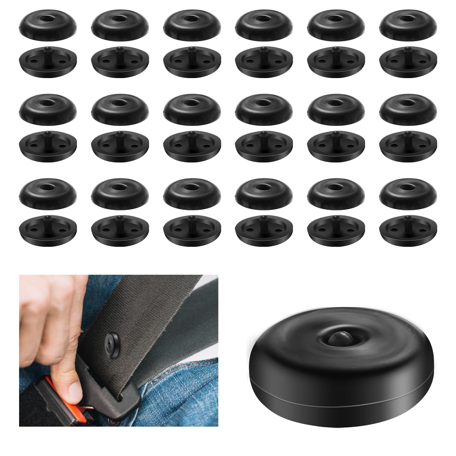20 Paar Sicherheitsgurt Stopper Universal Gurtstopper Sicherheitsgurt Auto Sicherheitsgurt Gurt Knopf Schwarz Gurtstopper Knopf für die meisten Sicherheitsgurte im Auto 20 Paar Sicherheitsgurt Stopper Universal Gurtstopper Sicherheitsgurt Auto Sicherheitsgurt Gurt Knopf Schwarz Gurtstopper Knopf für die meisten Sicherheitsgurte im Auto von Lusofie