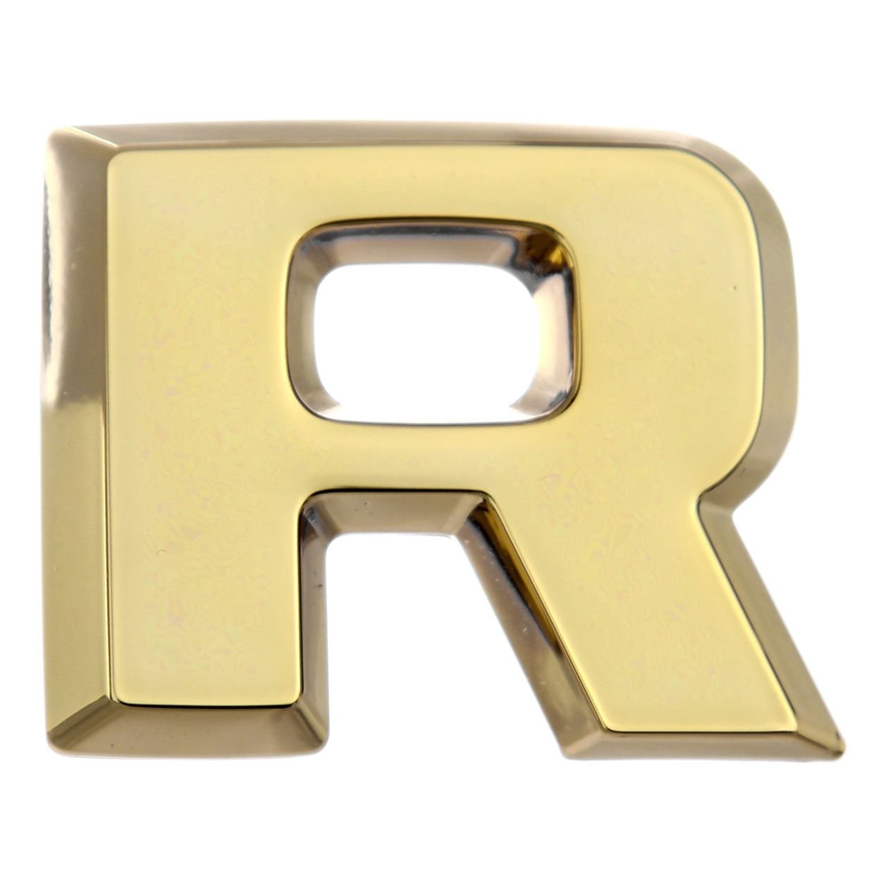 Luxbling Auto Chrom 3D Buchstabe - Gold - R von Luxbling